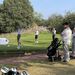 <Pete Lupino drives off on the 1st tee at Kedleston Park in Midland League Final 6.9.21